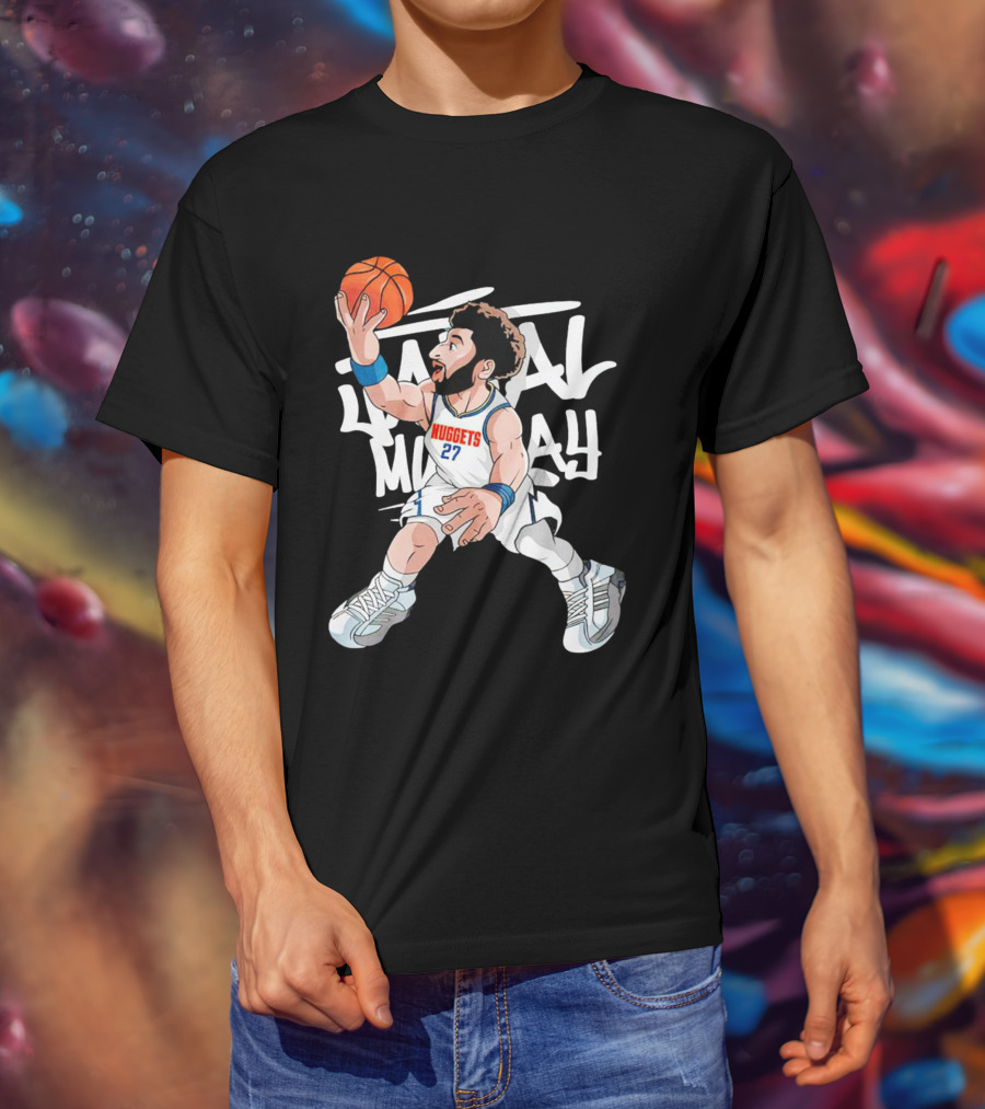 Denver Nuggets Jamal Murray Mile High Basketball Jumper T-Shirt