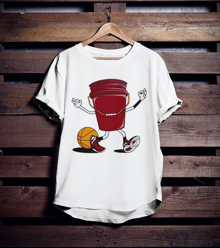 Jimmy Butler Miami Heat Basketball Bucket Character T-Shirt