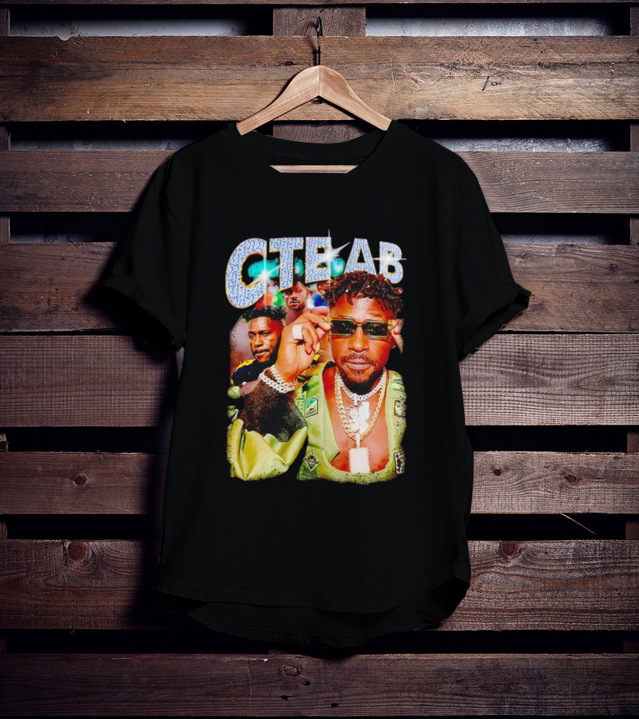CTE AB Antonio Brown Vibrant Portrait With Sunglasses And Jewelry T-Shirt