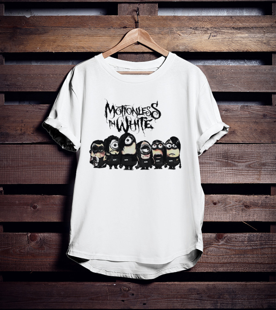 Motionless In White Minions Fiery Dark Character Ensemble T-Shirt