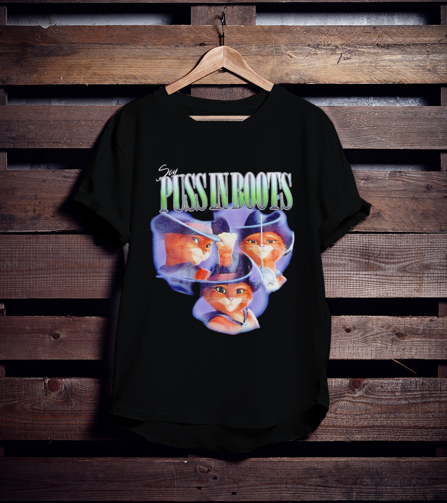 Soy Puss In Boots Trio With Hats And Sword T-Shirt