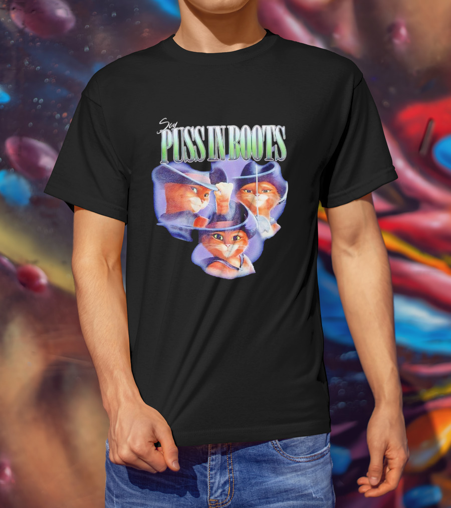 Soy Puss In Boots Trio With Hats And Sword T-Shirt