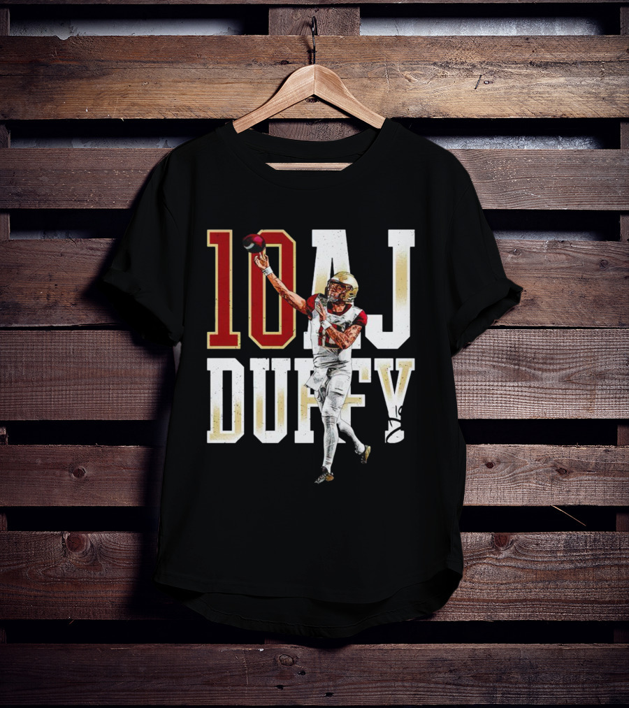 Aj Duffy 10 Florida State Seminoles Football Player T-Shirt