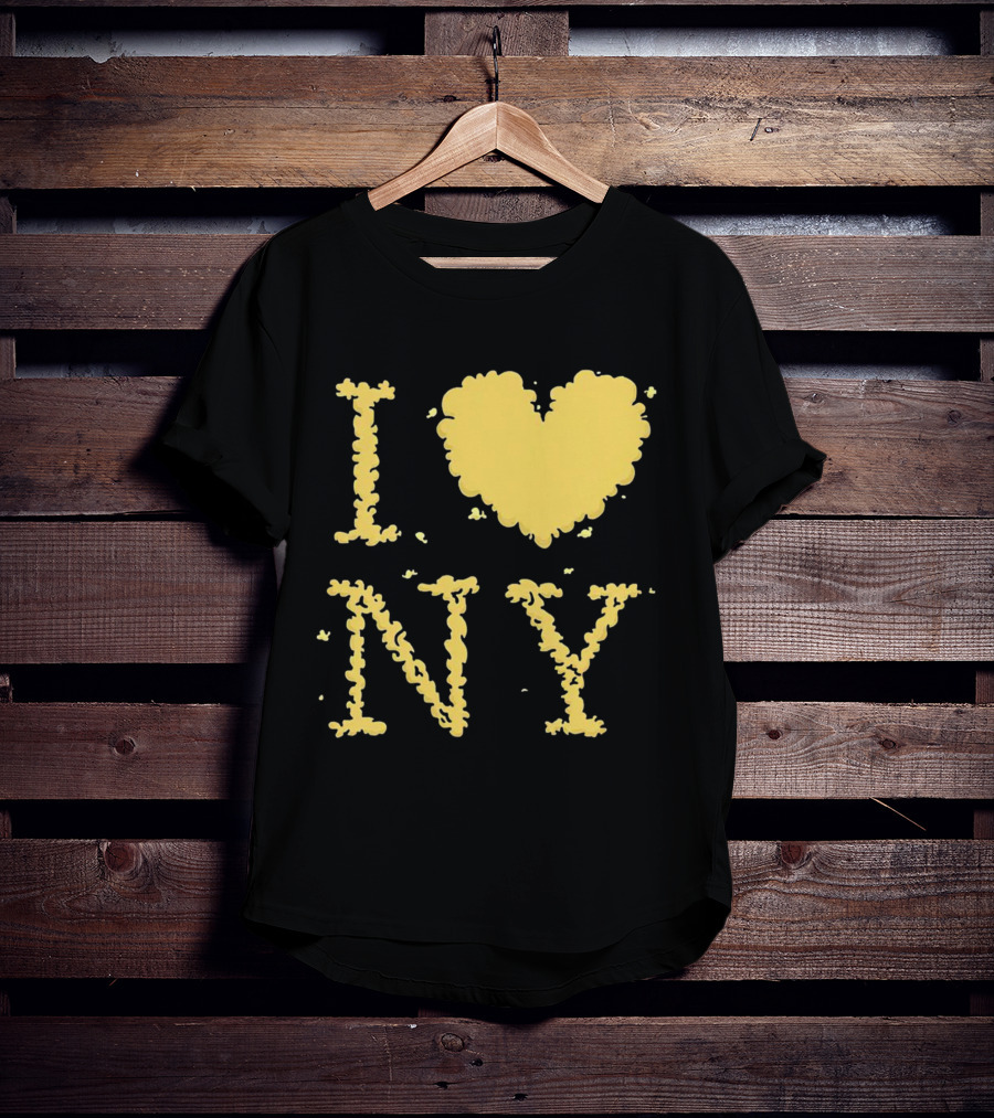 I Love NY Smoke Edition Puff Lettering T-Shirt