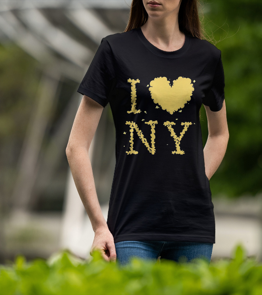 I Love NY Smoke Edition Puff Lettering T-Shirt