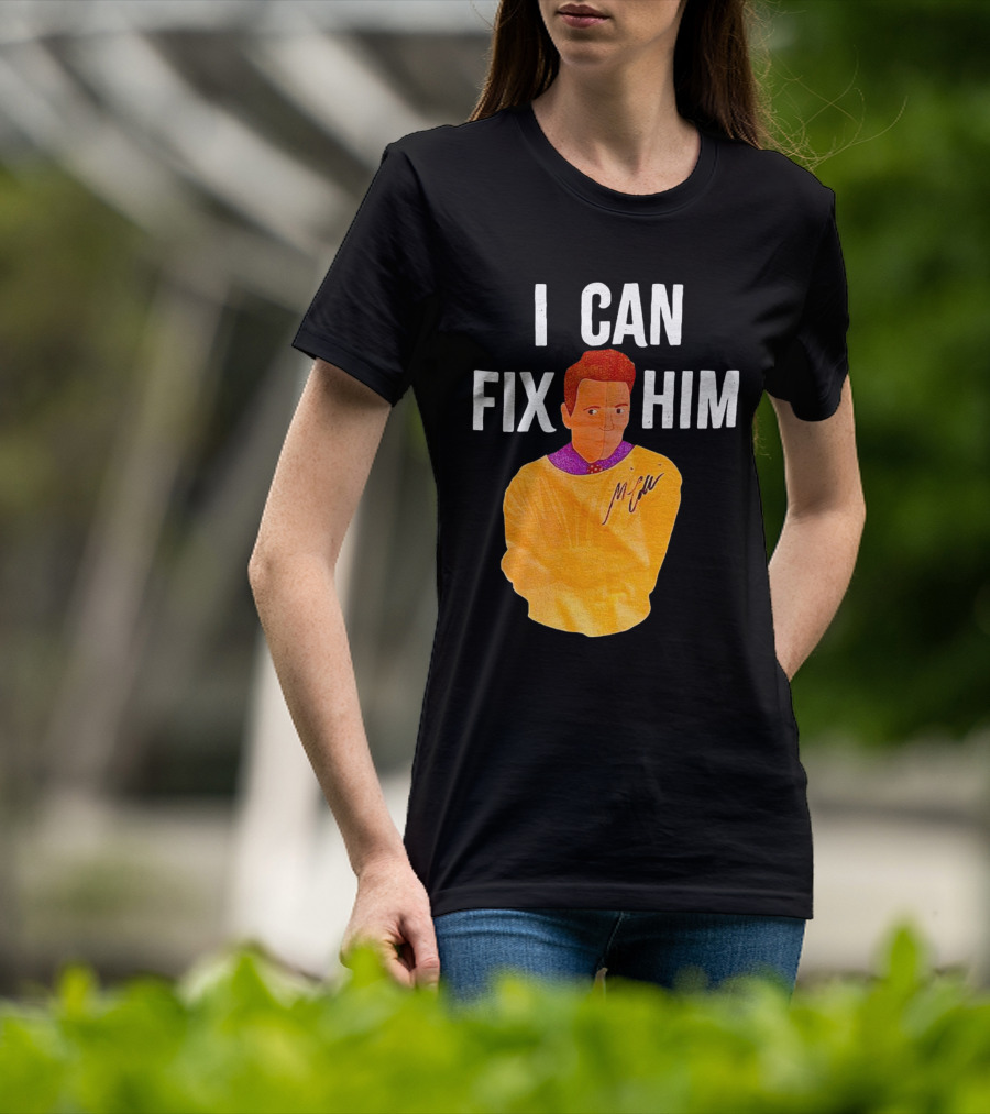Misha Collins I Can Fix Him Orange T-Shirt