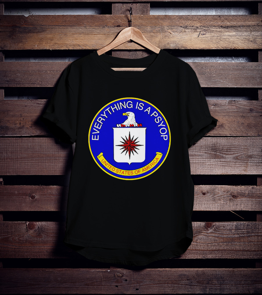 Everything Is A Psyop United States Of America Seal T-Shirt