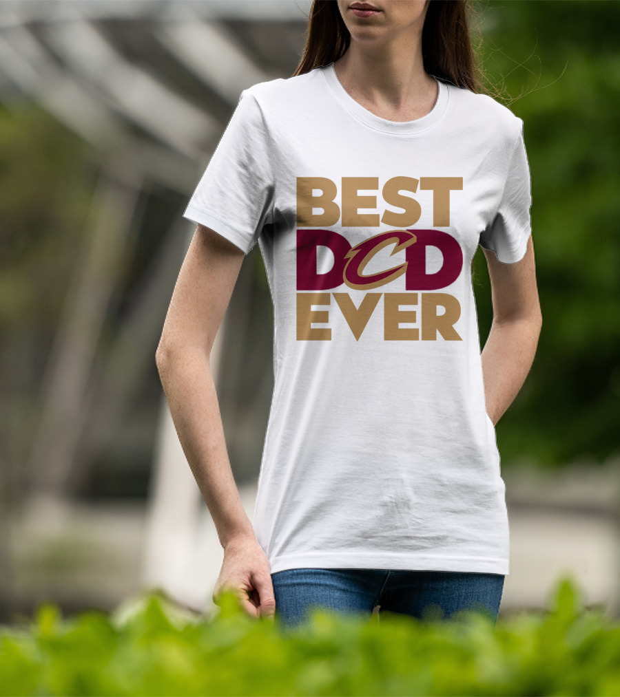 Best Dad Ever Cleveland Cavaliers NBA T-Shirt