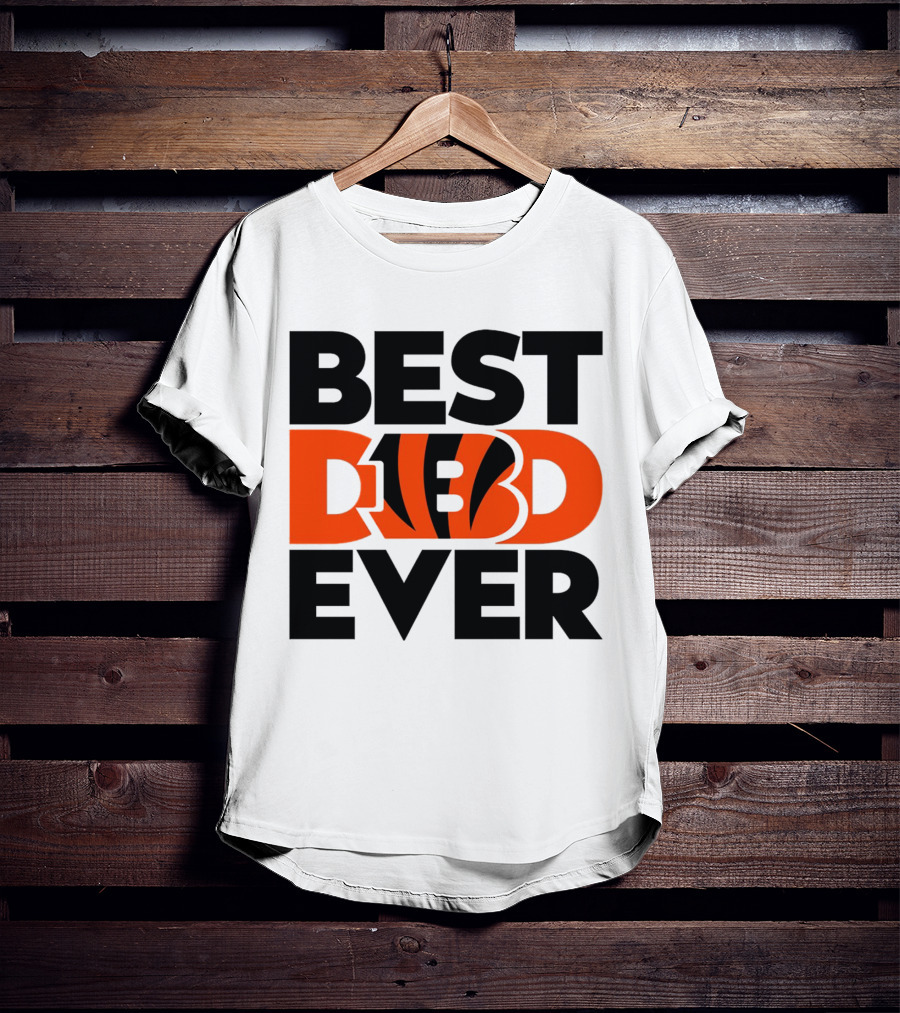 Best Dad Ever NFL Cincinnati Bengals T-Shirt