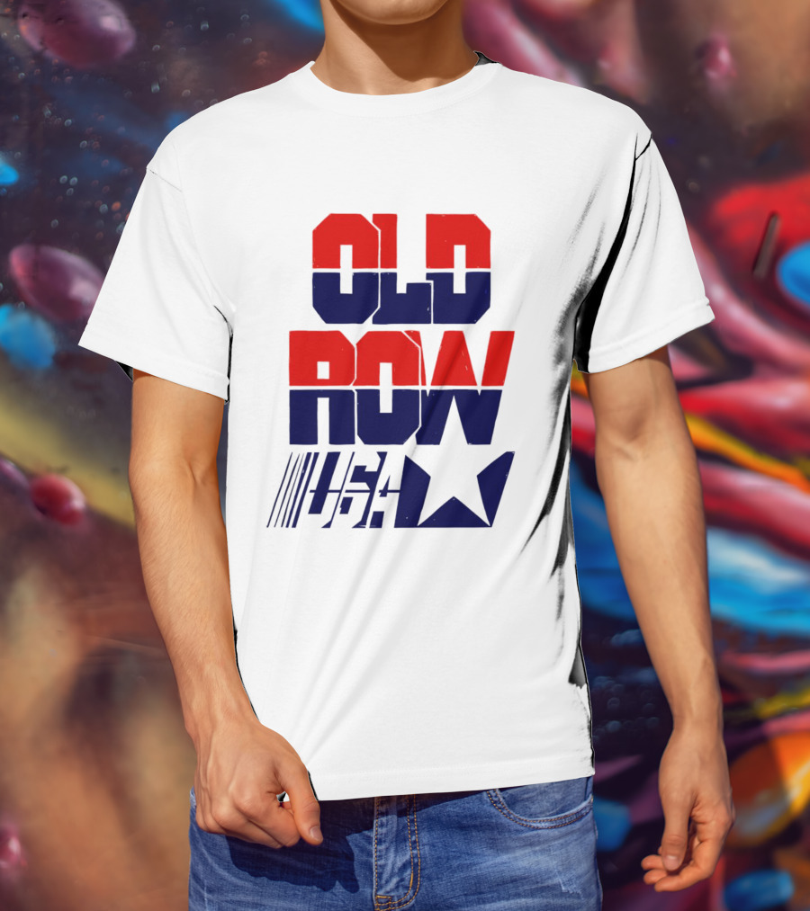 Old Row USA Vintage Star And Stripes T-Shirt