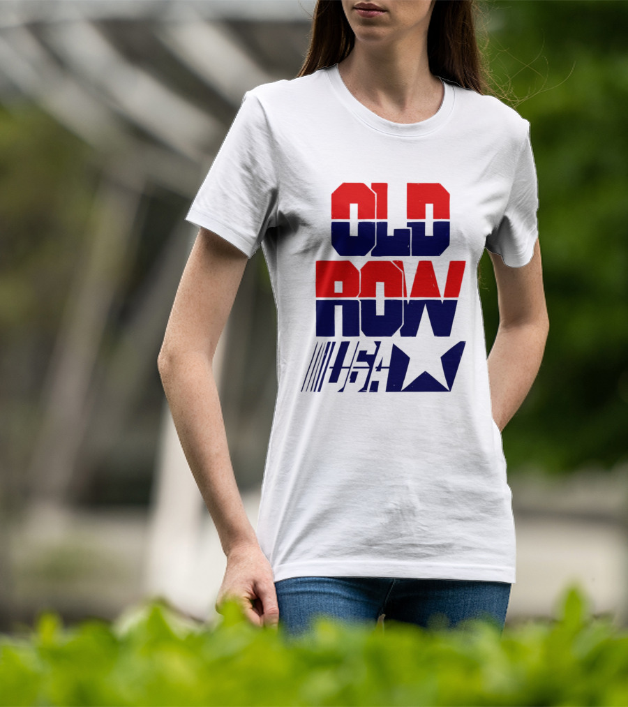 Old Row USA Vintage Star And Stripes T-Shirt