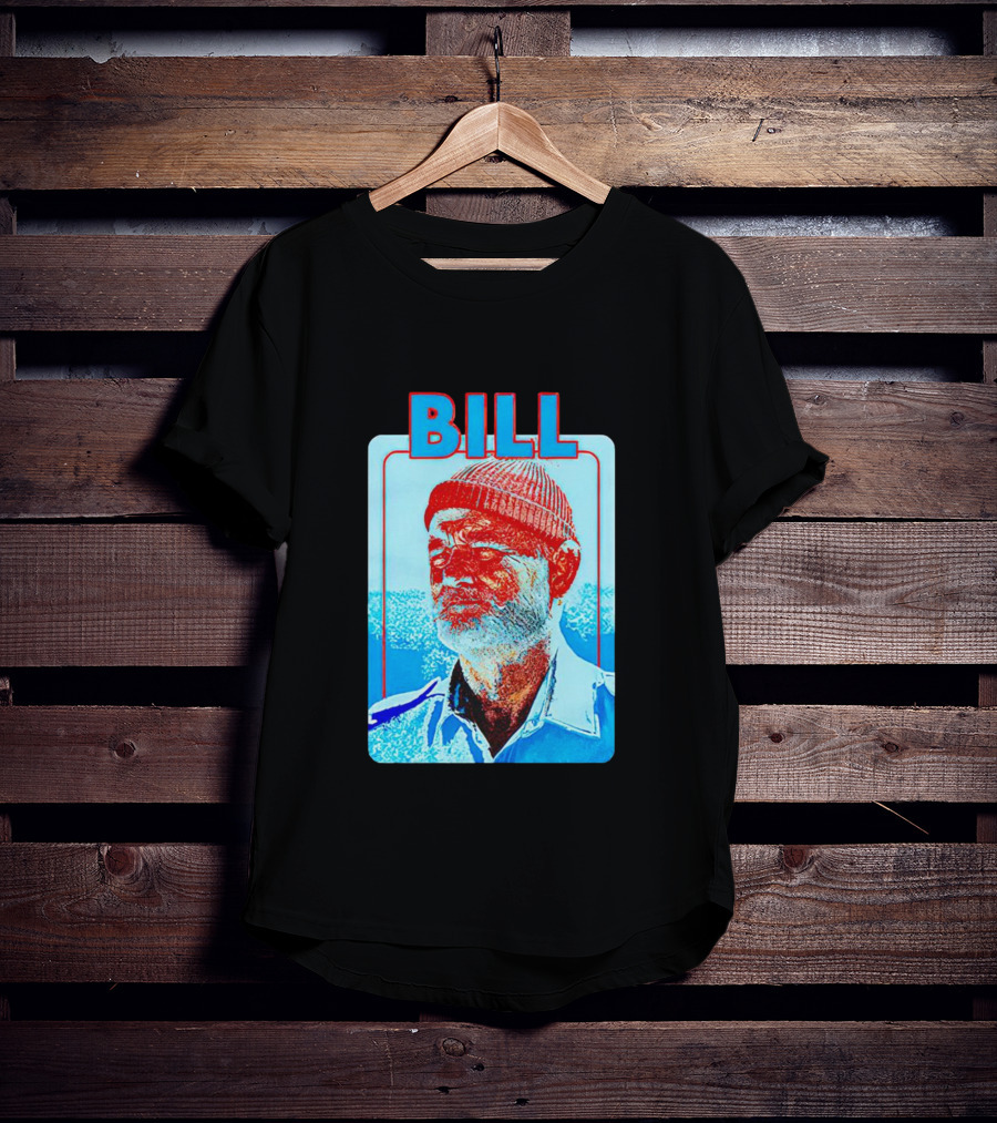 Bill Murray Steve Zissou Blue Red T-Shirt
