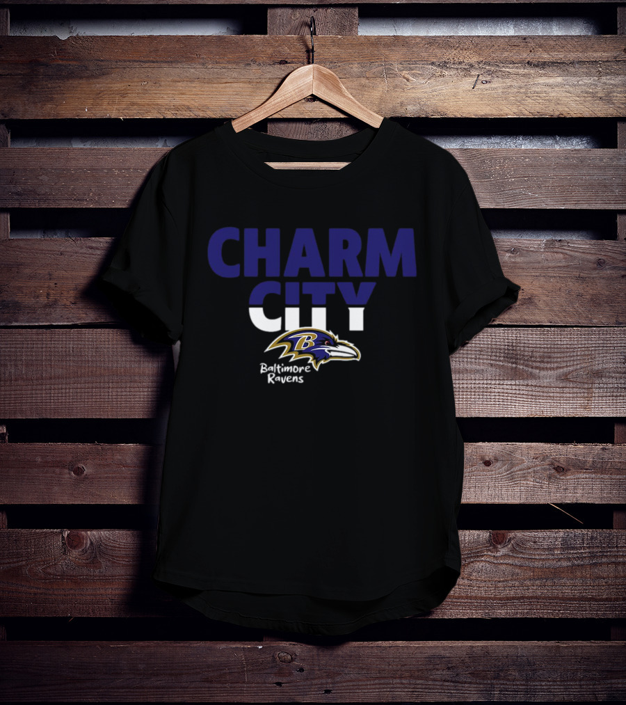 CHARM CITY Baltimore Ravens T-Shirt