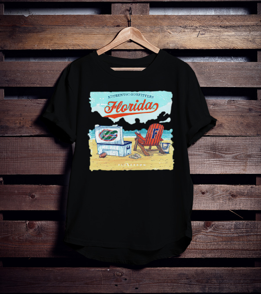 Authentic Outfitters Florida Gators Flogrown Beach Scene T-Shirt