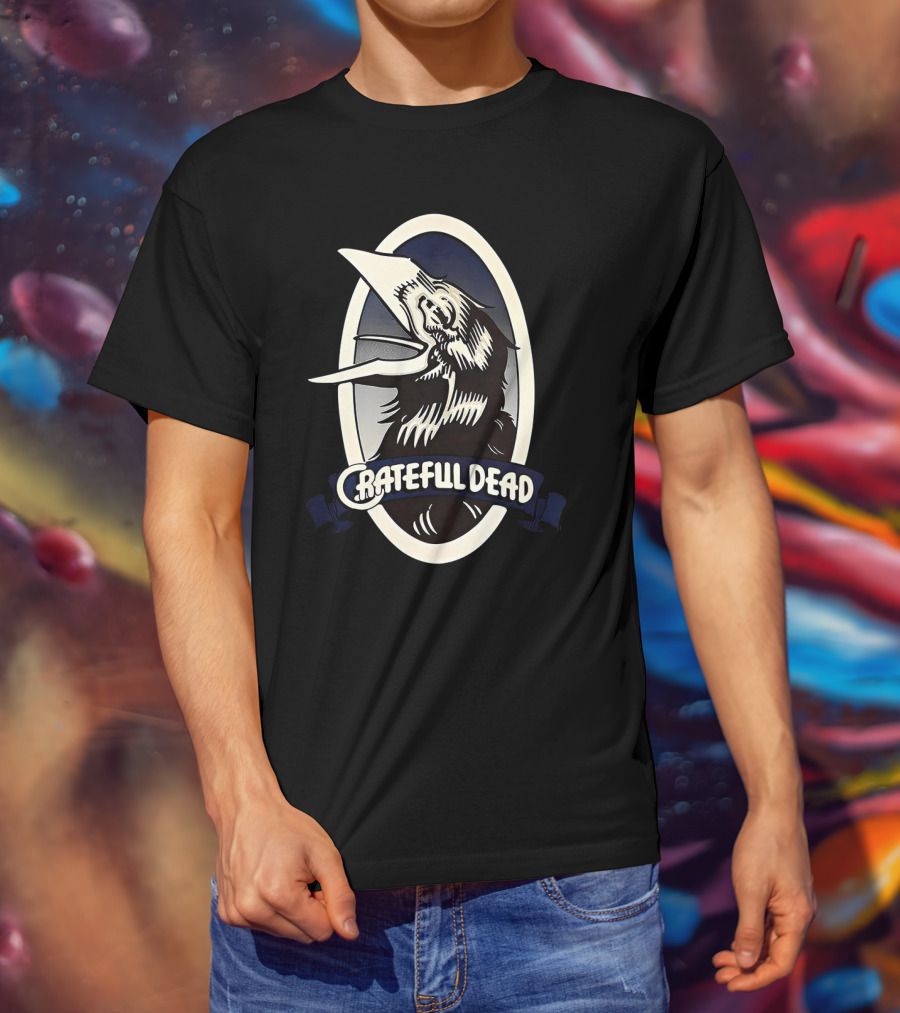 Grateful Dead Raven Oval T-Shirt
