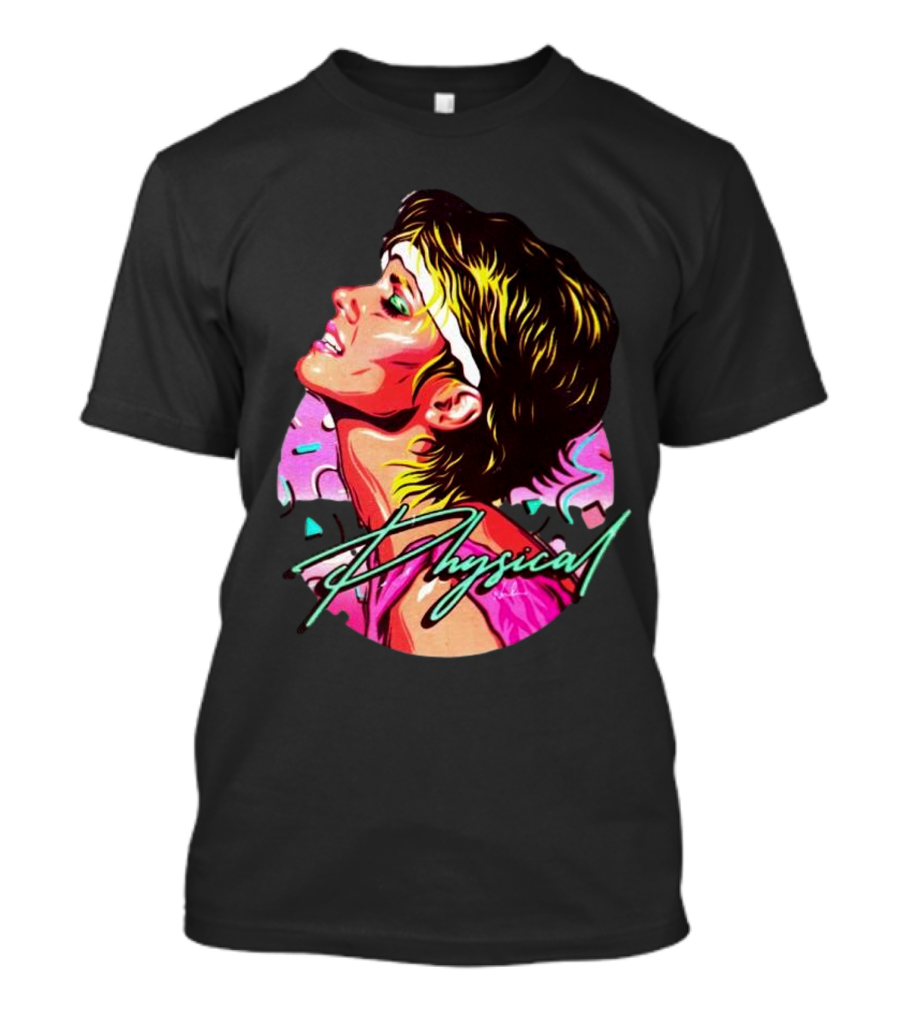 James Hillier Nordacious Physical Retro 80s Fitness Aesthetic T-Shirt