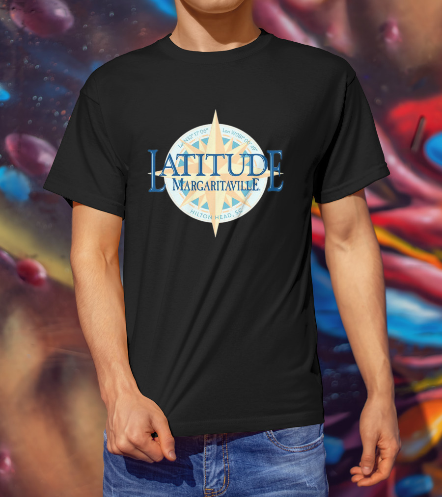 Latitude Margaritaville Hilton Head SC La N32 17 06 Lon W080 49 19 T-Shirt