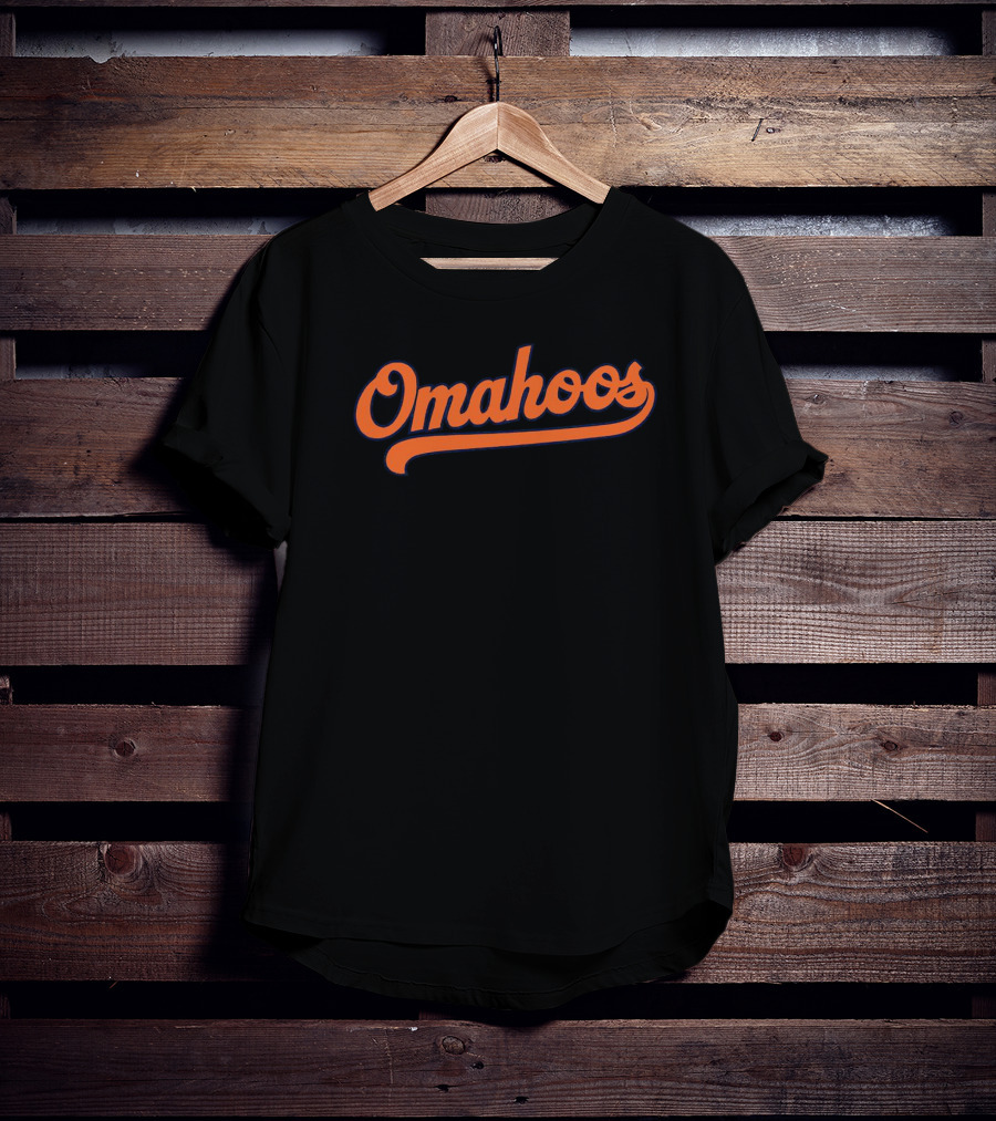 Omahoos Virginia Cavaliers Baseball Theme Arching Script T-Shirt