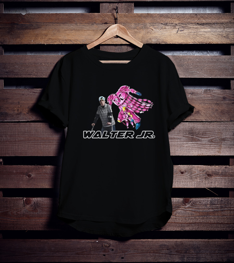 Walter Jr Tusk Act 4 Pink Armored Stand Style Duo T-Shirt