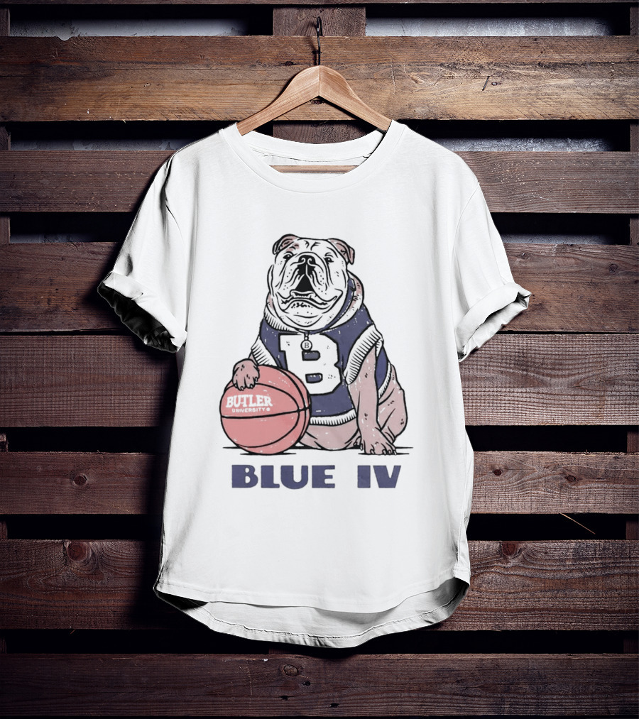 Butler University Bulldogs Blue IV Basketball T-Shirt