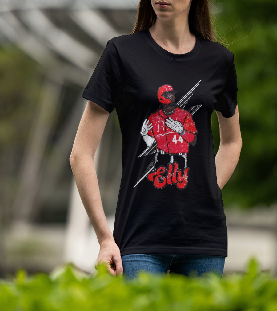 Elly De La Cruz 44 Red Baseball Player SZN T-Shirt