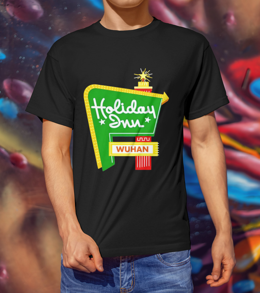 Holiday Inn Wuhan Vintage Neon Sign T-Shirt