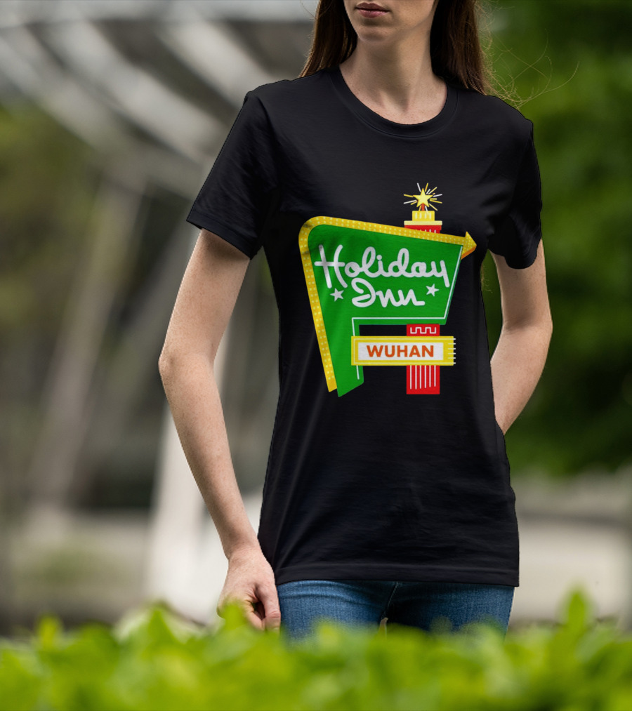 Holiday Inn Wuhan Vintage Neon Sign T-Shirt