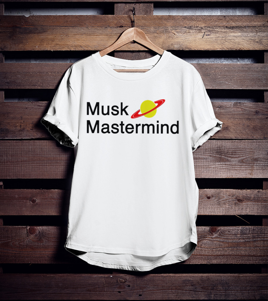 Musk Mastermind Saturn Planet Raumfahrer T-Shirt