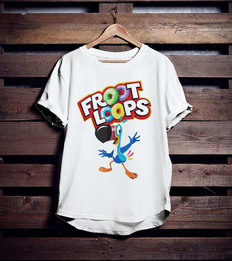Froot Loops Toucan Sam Colorful T-Shirt