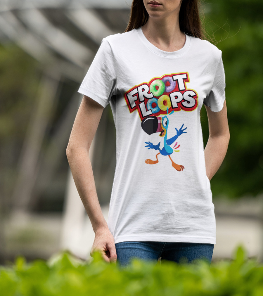 Froot Loops Toucan Sam Colorful T-Shirt