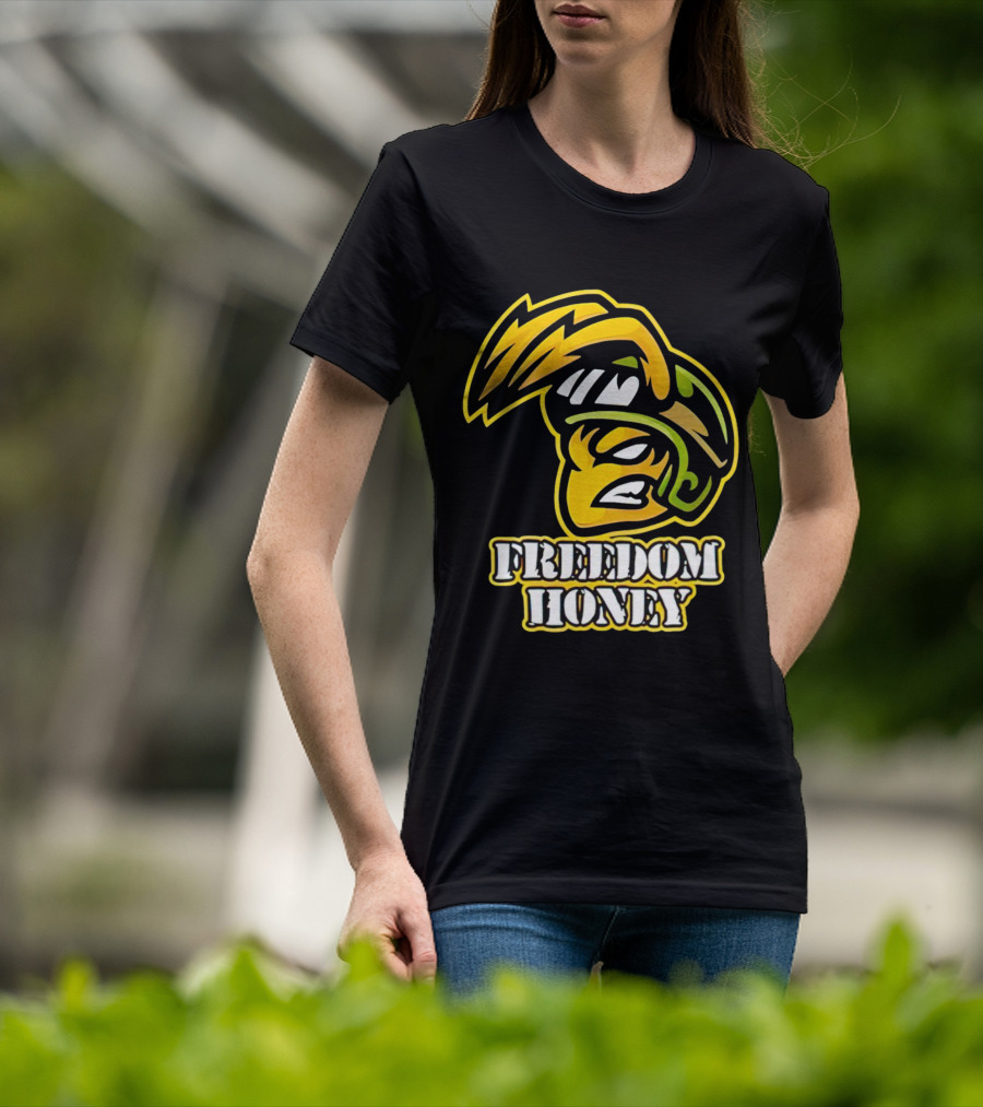 Cory Morgan Freedom Honey Helmet Character T-Shirt