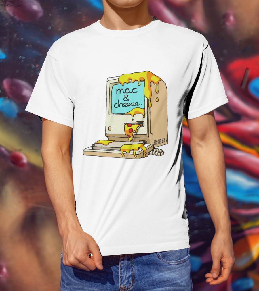 Mac And Cheese Dakkadakka Pizza Computer T-Shirt