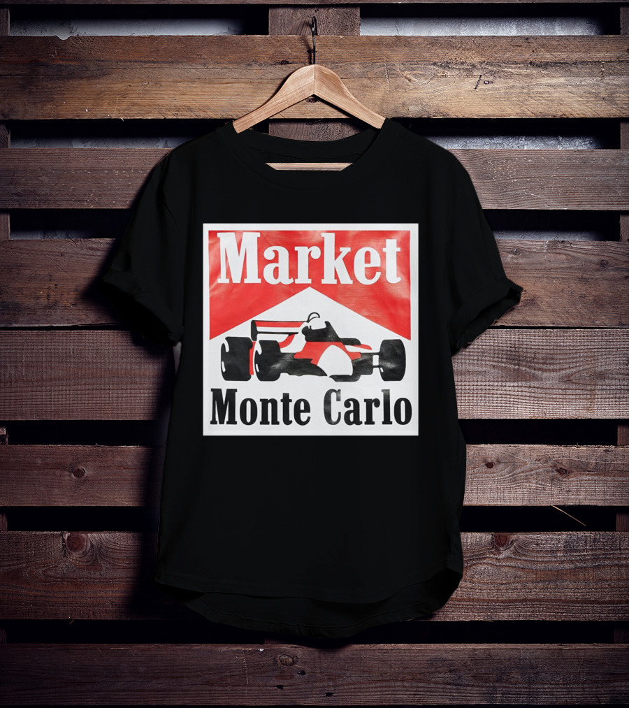 Market Monte Carlo Formula Racing Car T-Shirt