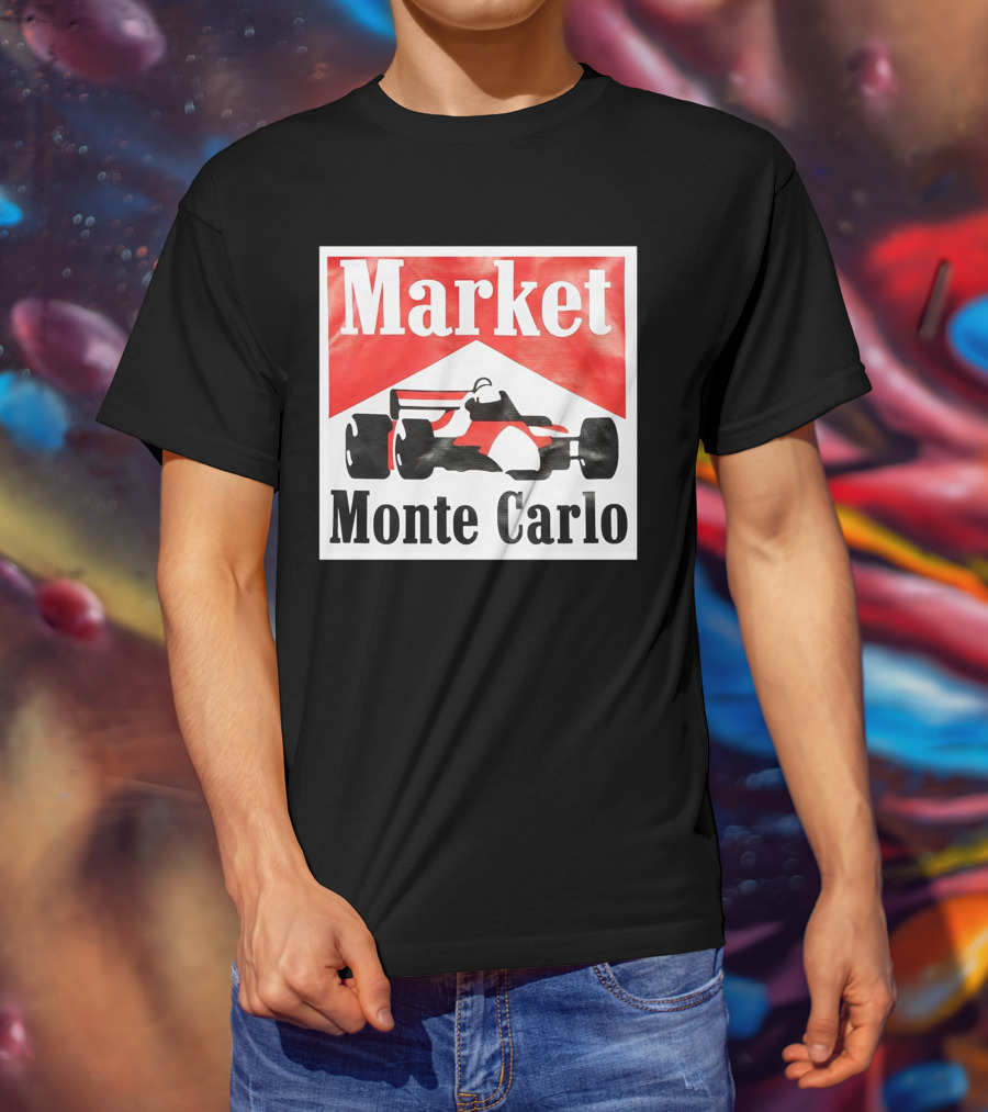 Market Monte Carlo Formula Racing Car T-Shirt
