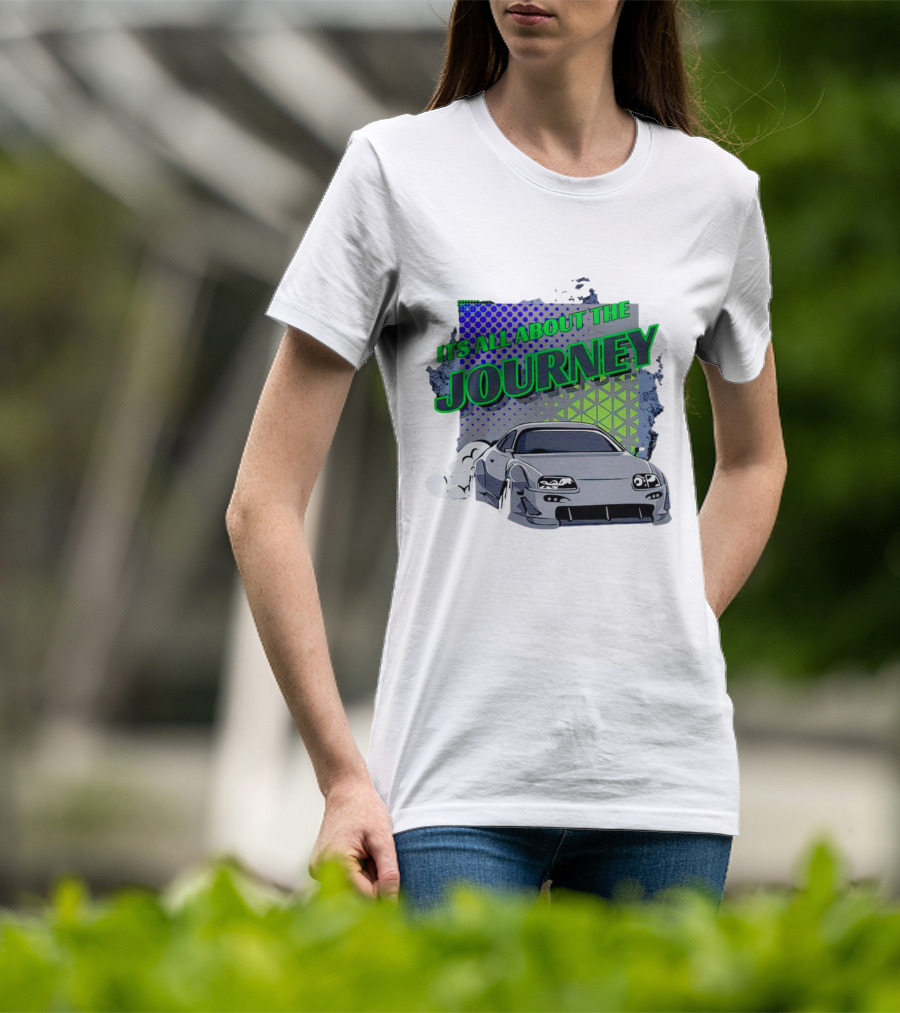 It’s All About The Journey Car Racing T-Shirt