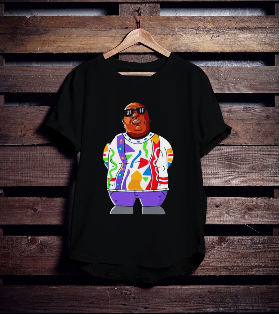 RIP Big Pokey Colorful Sweater Cartoon T-Shirt