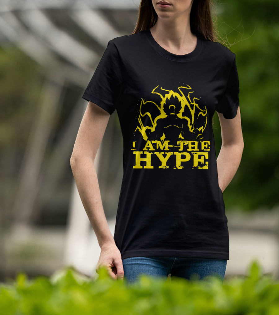 Vegeta I Am The Hype Super Saiyan Yellow Aura T-Shirt