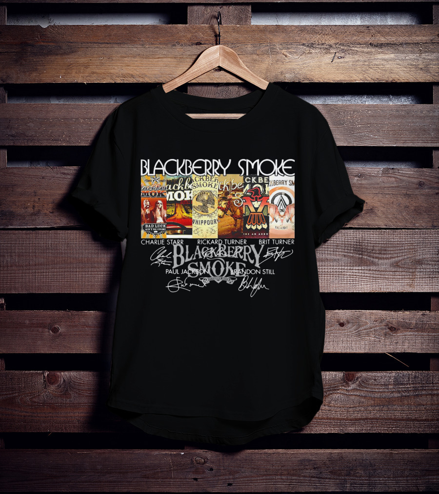 Blackberry Smoke Charlie Starr Rickard Turner Brit Turner Paul Jackson Brandon Still T-Shirt
