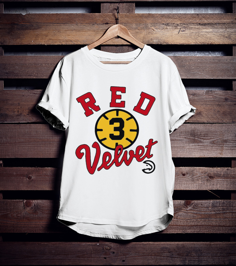 Kevin Huerter Red Velvet 3 Basketball Clock T-Shirt
