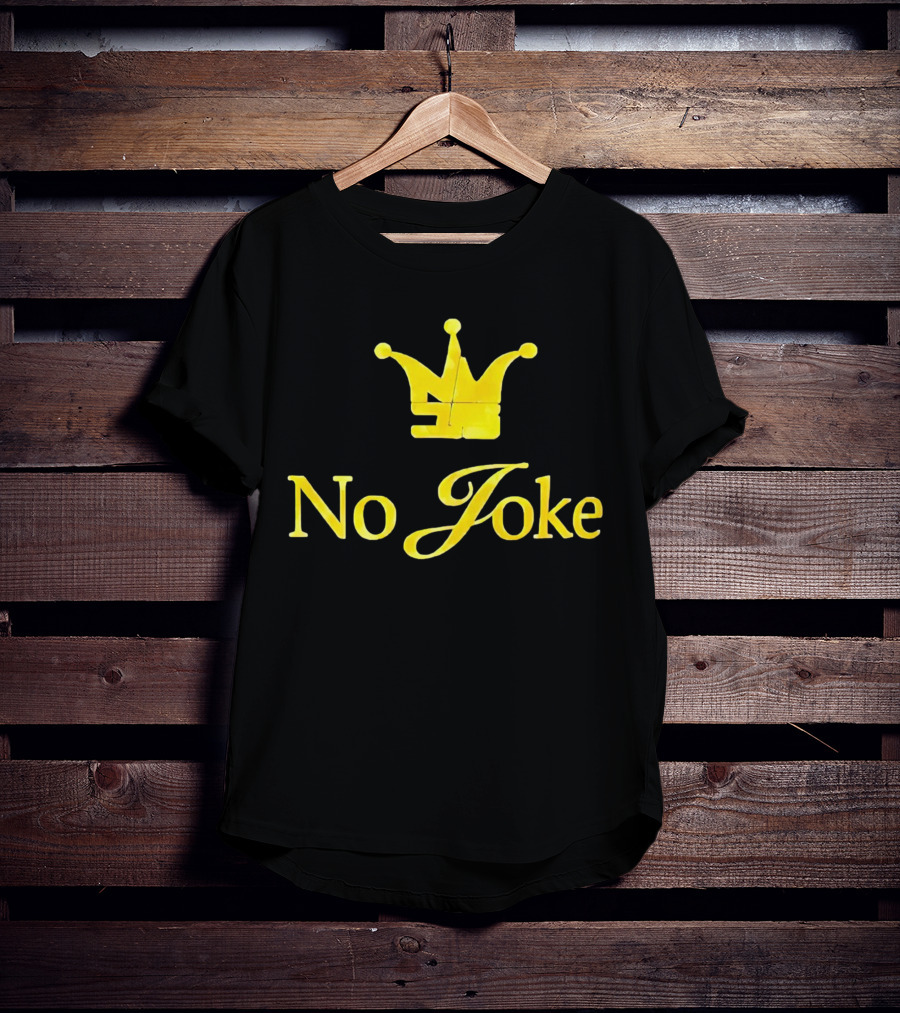 No Joke Yellow Crown T-Shirt