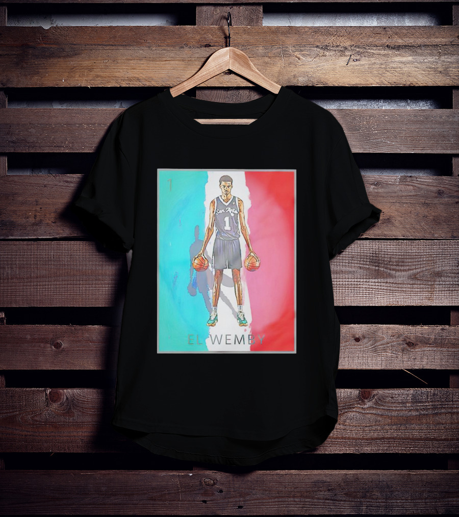 Victor Wembanyama San Antonio Spurs El Wemby Basketball T-Shirt