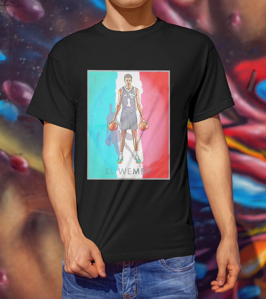 Victor Wembanyama San Antonio Spurs El Wemby Basketball T-Shirt