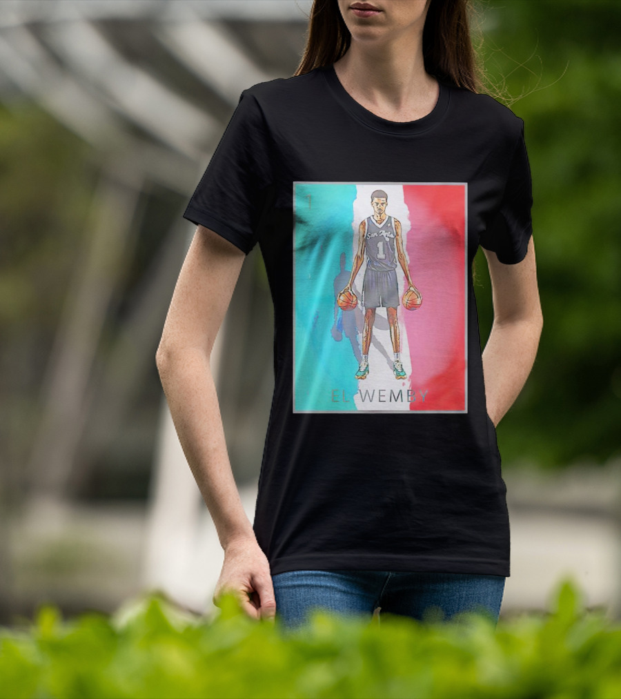 Victor Wembanyama San Antonio Spurs El Wemby Basketball T-Shirt