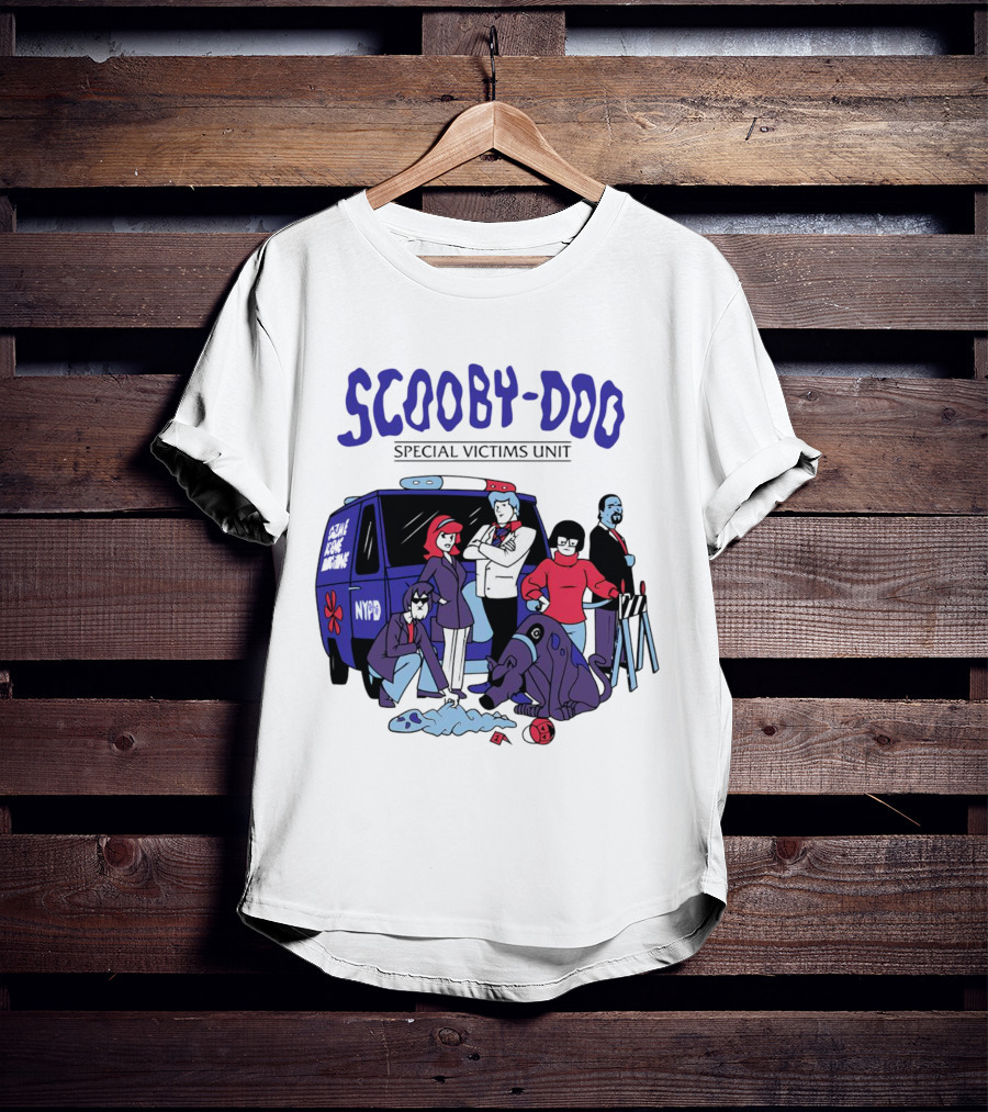 Scooby-Doo Special Victims Unit NYPD Scene Investigation T-Shirt