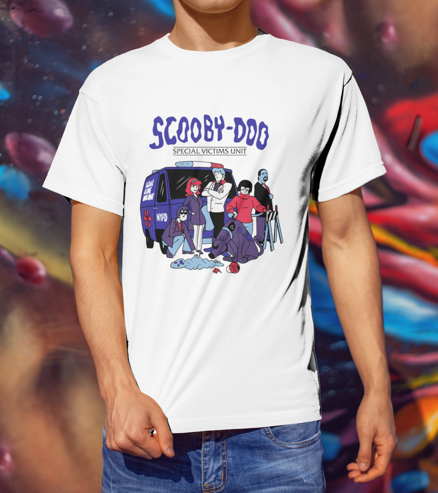 Scooby-Doo Special Victims Unit NYPD Scene Investigation T-Shirt