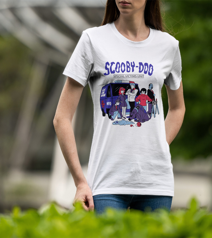 Scooby-Doo Special Victims Unit NYPD Scene Investigation T-Shirt