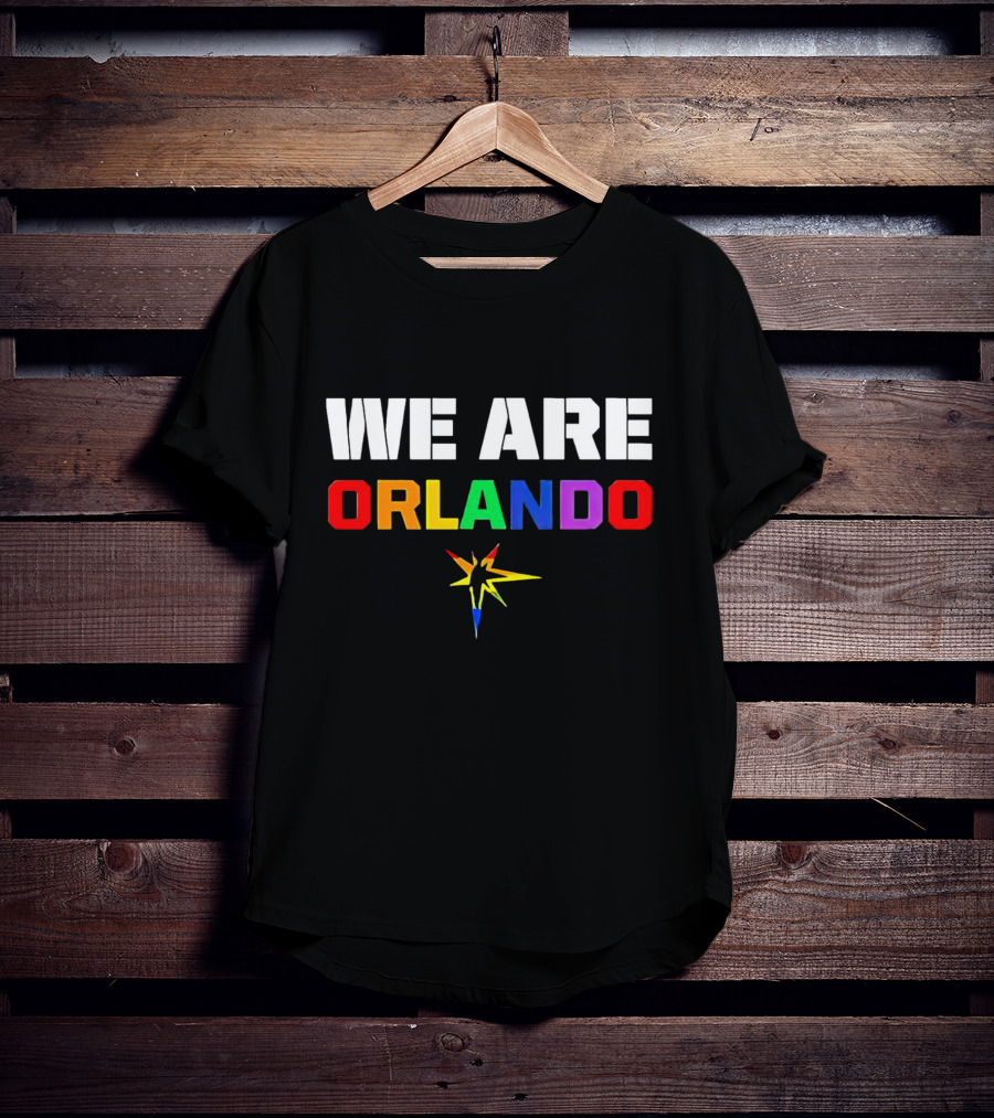 We Are Orlando Rainbow Star T-Shirt