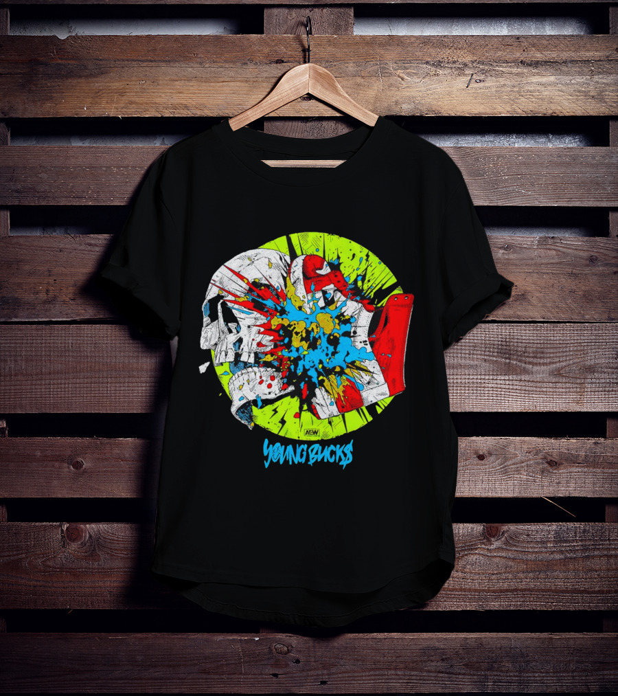 AEW Young Bucks Comic Explosion T-Shirt