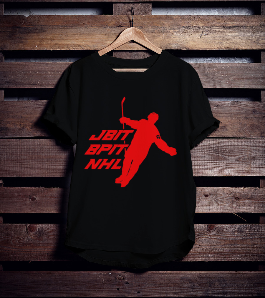 Jbitbpitnhl Jesper Bratt New Jersey Devils NHL Red T-Shirt