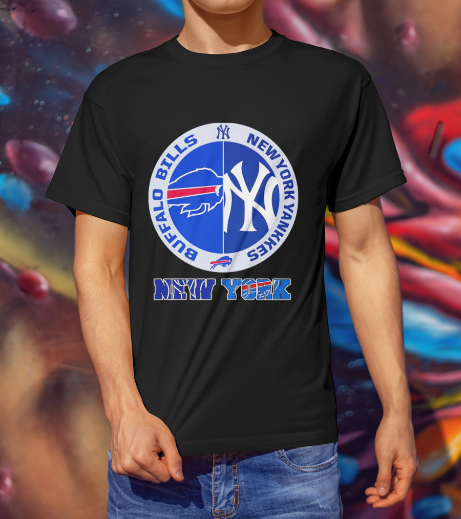 New York Buffalo Bills New York Yankees NYY NY Buffalo T-Shirt